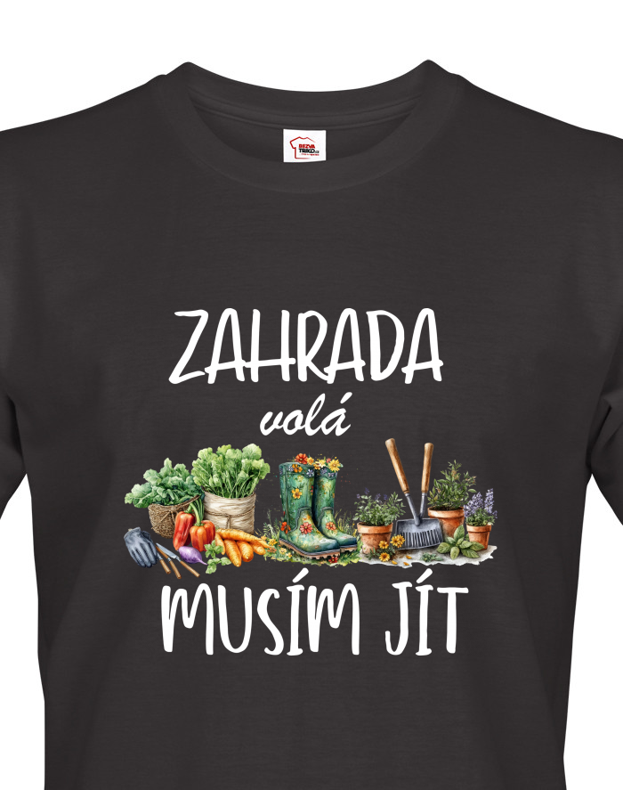 Pánské tričko Zahrada volá