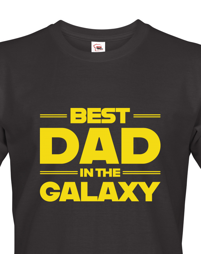 Pánské tričko Best Dad In The Galaxy