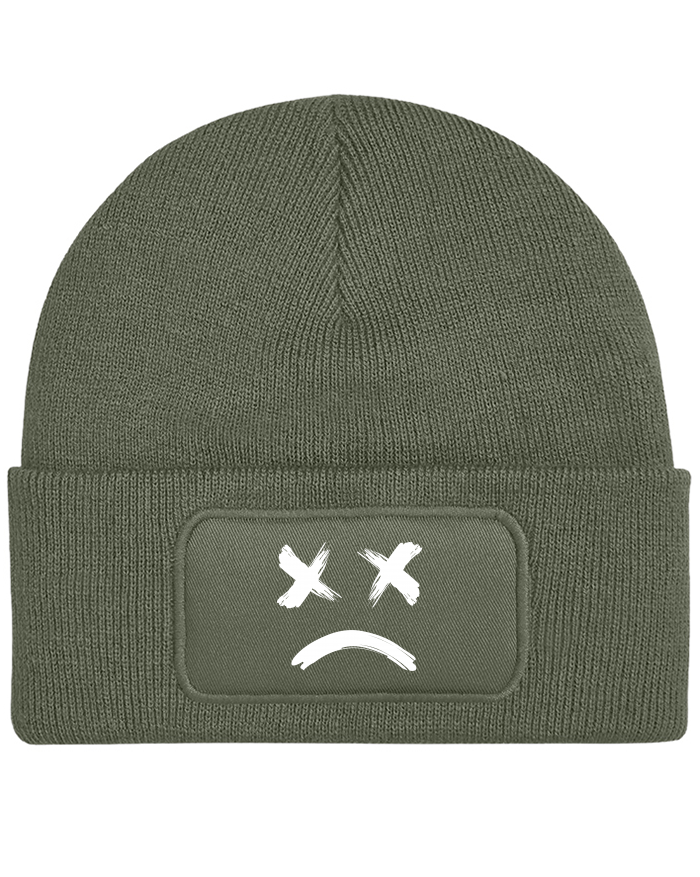 Unisex čepice Patch – Sad face