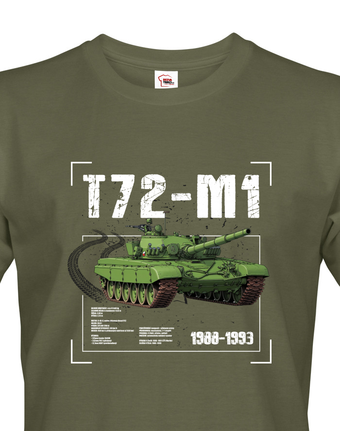 Pánské tričko s krátkým rukávem T72-M1
