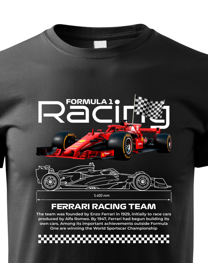 Dětské tričko F1 Ferrari