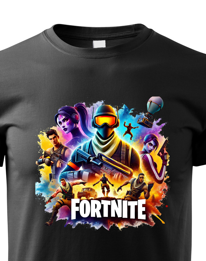 Dětské tričko Fortnite – battle royale tým