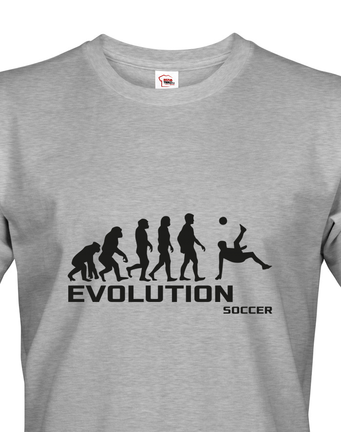 Pánské tričko Evoluce fotbalu