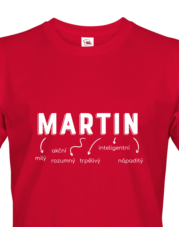 Pánské tričko k svátku Martin