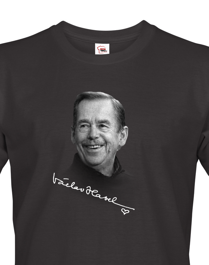 Pánské tričko Václav Havel s podpisem