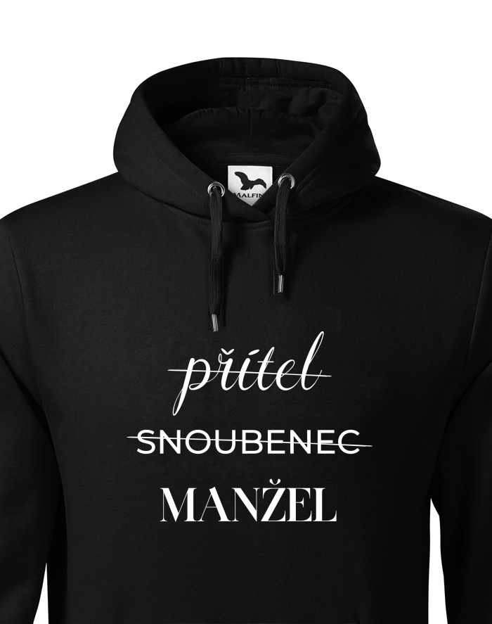 Pánská mikina Přítel - Snoubenec - Manžel