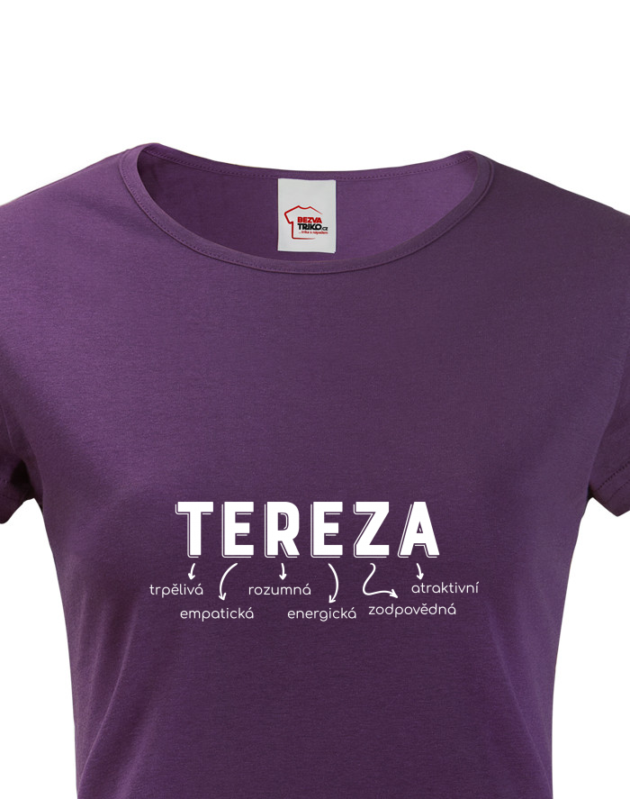 Dámské tričko k svátku Tereza