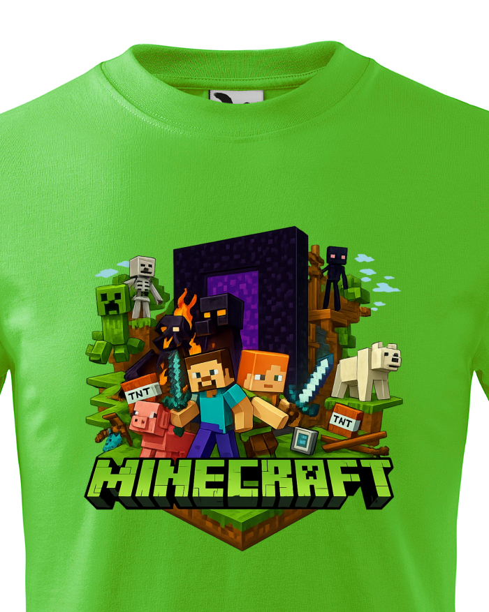 Dětské tričko Minecraft 3