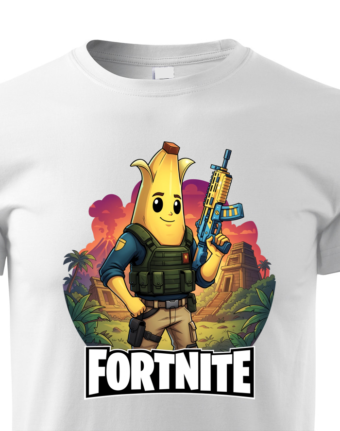Dětské tričko Peely Fortnite