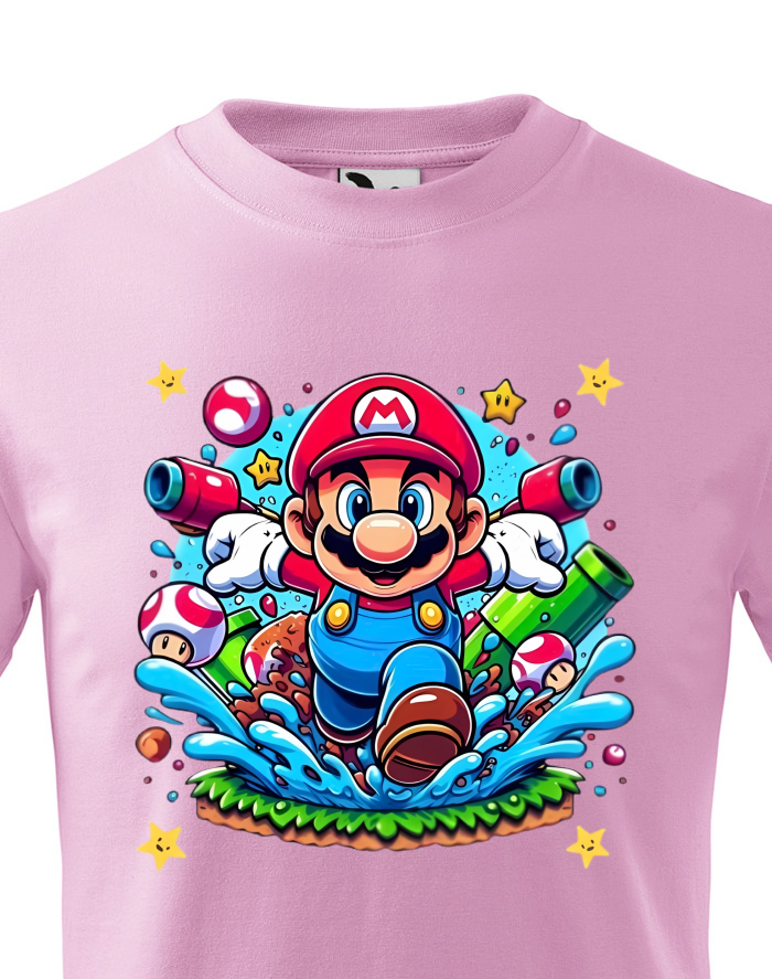 Dětské tričko Super Mario vodní akce