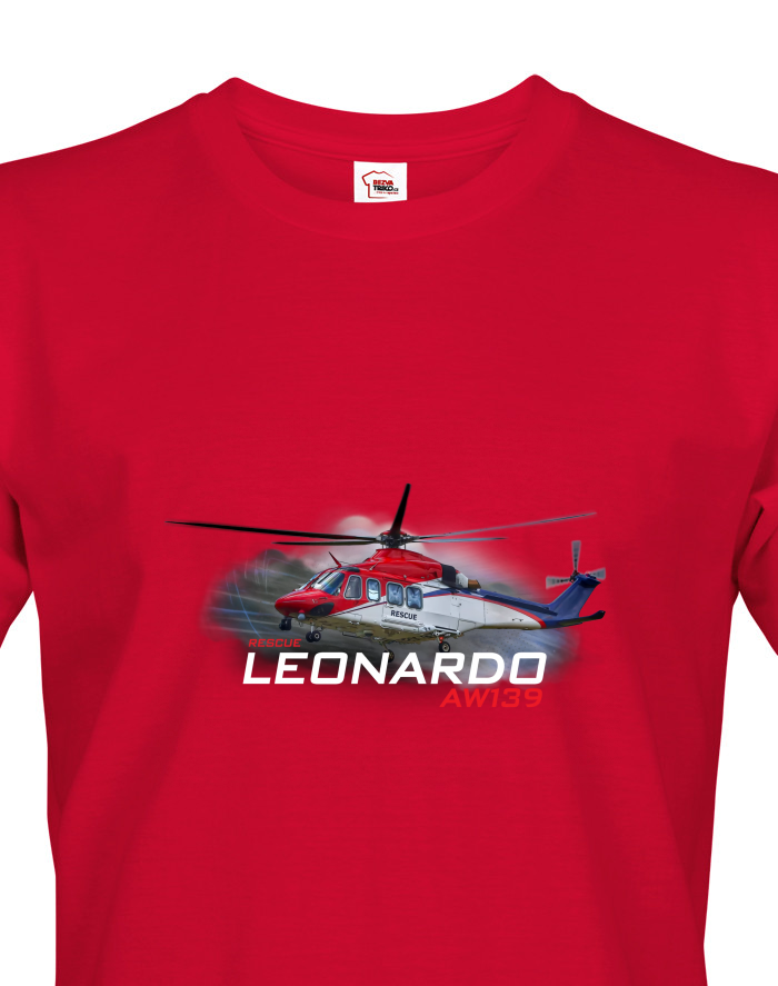 Tričko Leonardo AW139 Rescue