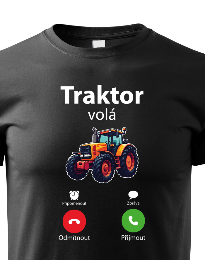 Dětské tričko Traktor volá