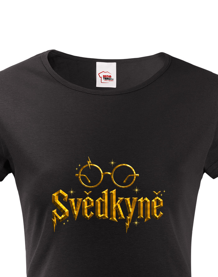 Dámské tričko Svědkyně – kouzelnický motiv