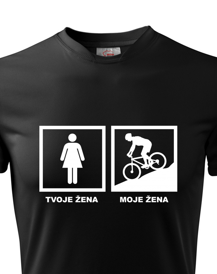 Cyklo žena - pánské funkční tričko