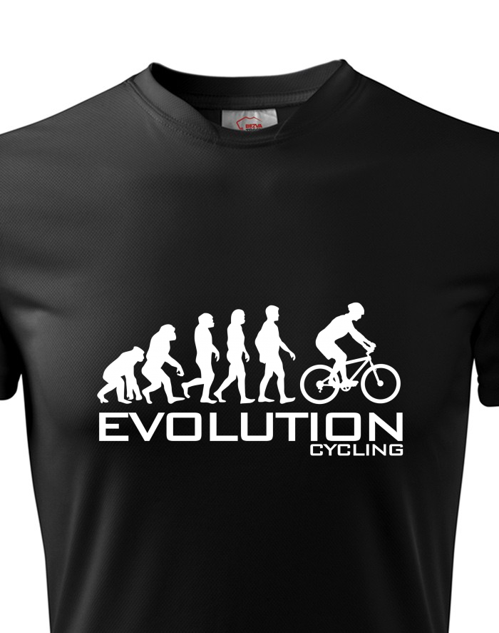 Pánské funkční tričko Evoluce cyklistiky