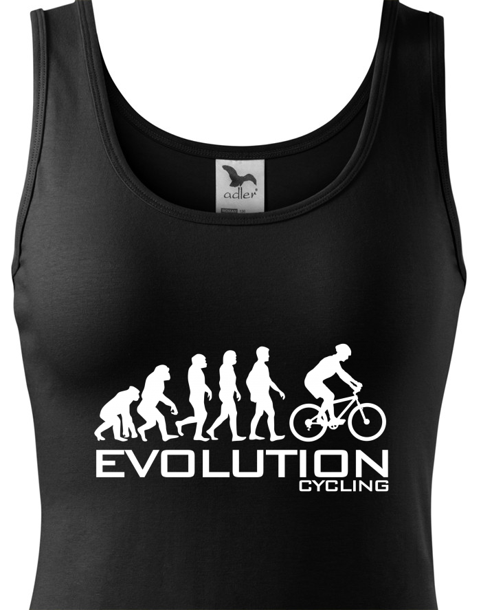 Dámské tílko Evoluce cyklistiky