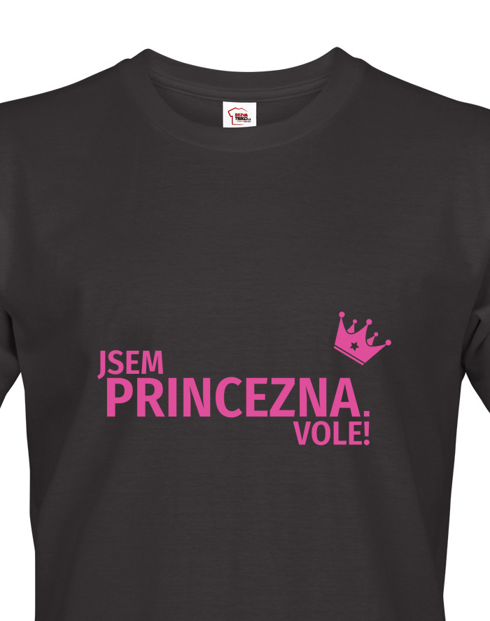 Pánské tričko Jsem princezna vole