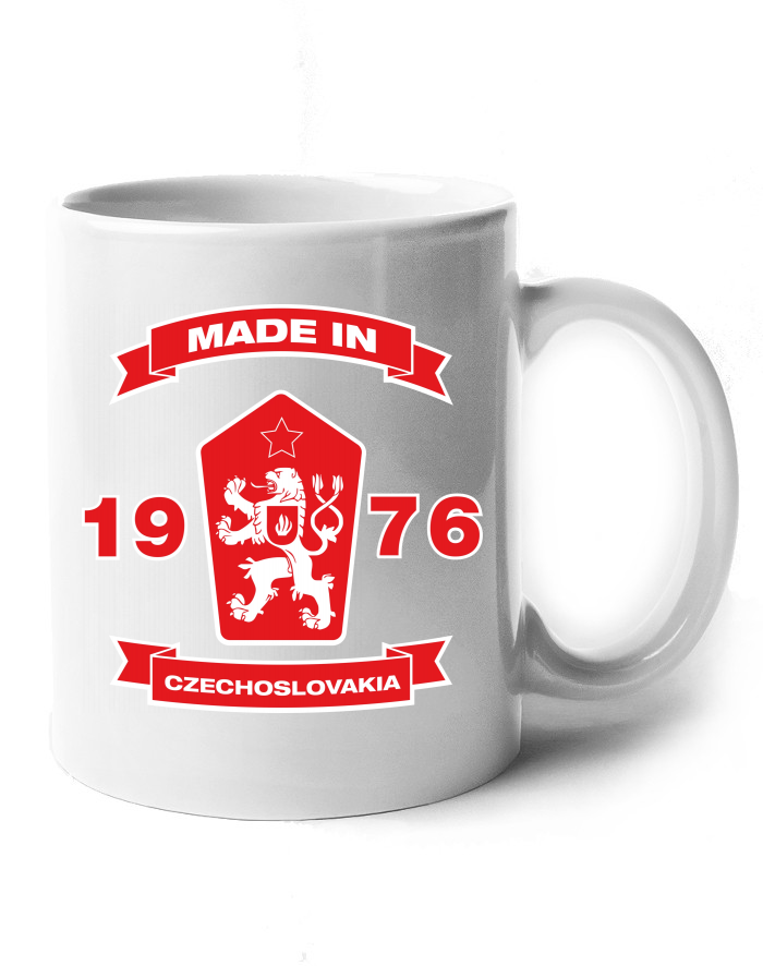 Keramický hrnek Made in Czechoslovakia 1976