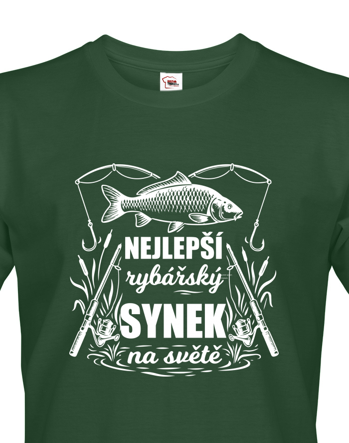 Pánské tričko Nejlepší rybářský synek na světě