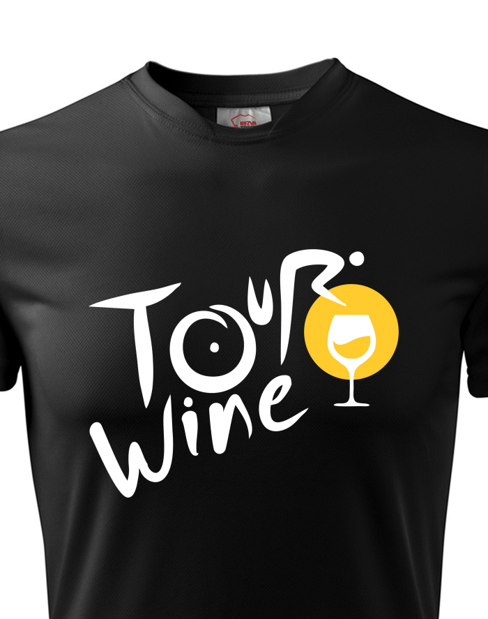 Pánské funkční tričko Tour wine