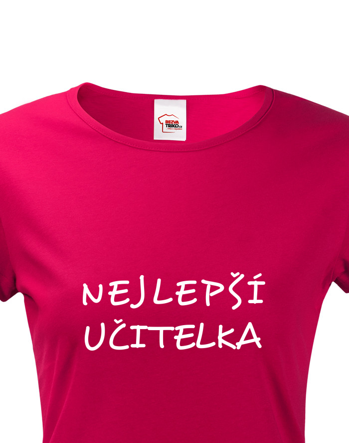 Dámské tričko s krátkým rukávem Nejlepší učitelka