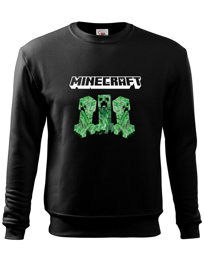 Dětská mikina Minecraft Creeper