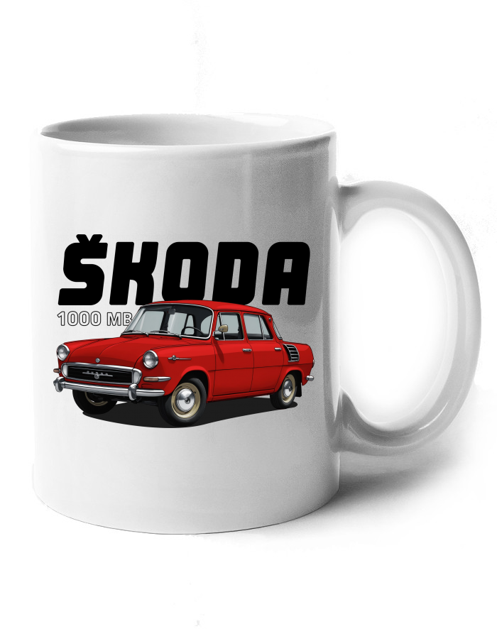 Keramický hrnek Škoda 1000 MB