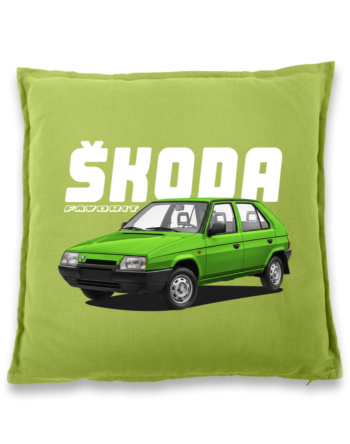 Bavlněný polštář Škoda Favorit