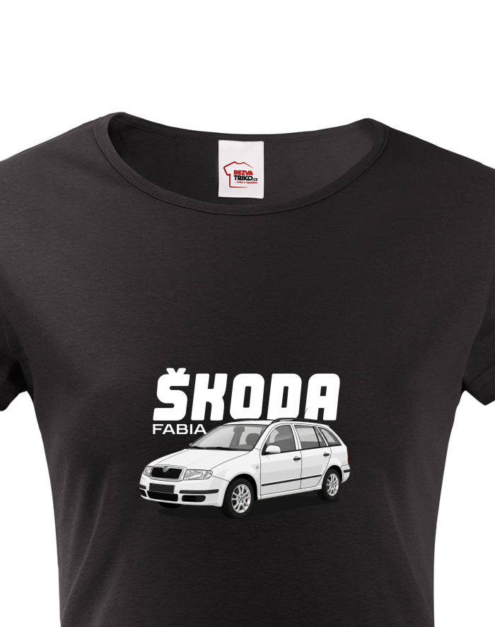 Dámské tričko s krátkým rukávem Škoda Fabia