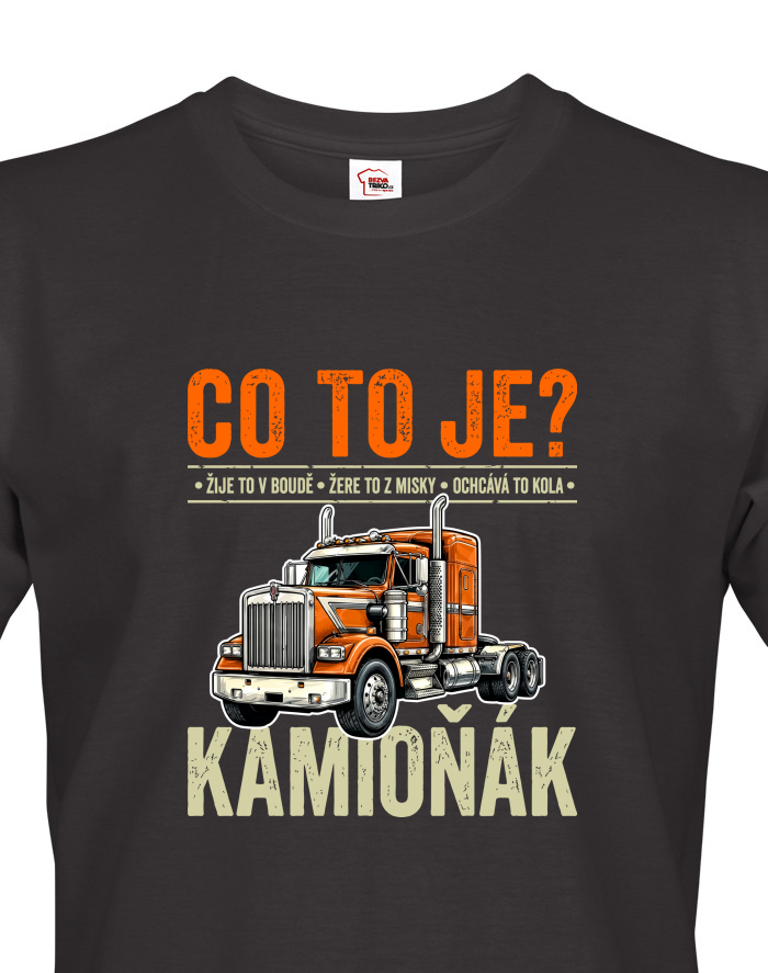 Pánské tričko Co to je? Kamioňák