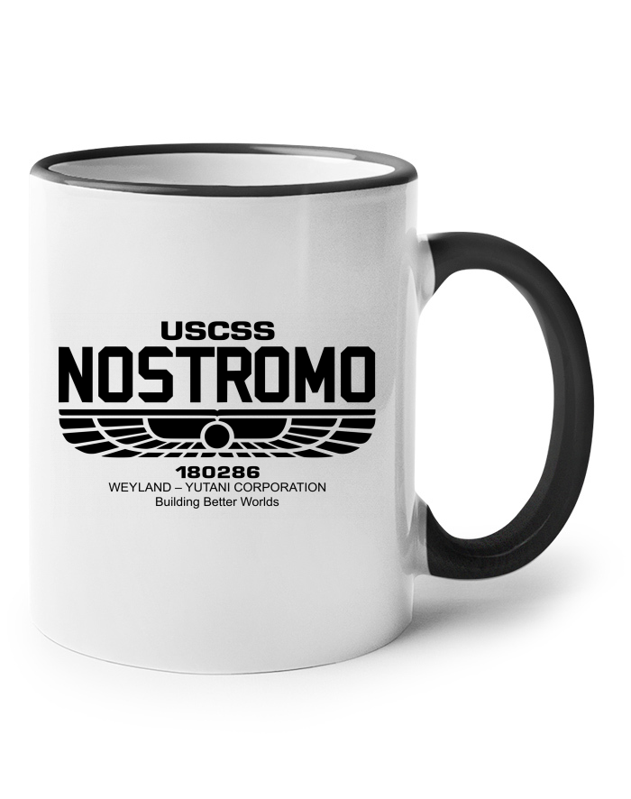 Keramický hrnek s barevným uchem USCSS Nostromo