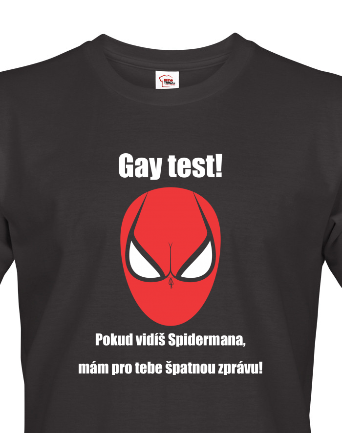 Pánské tričko Gay test