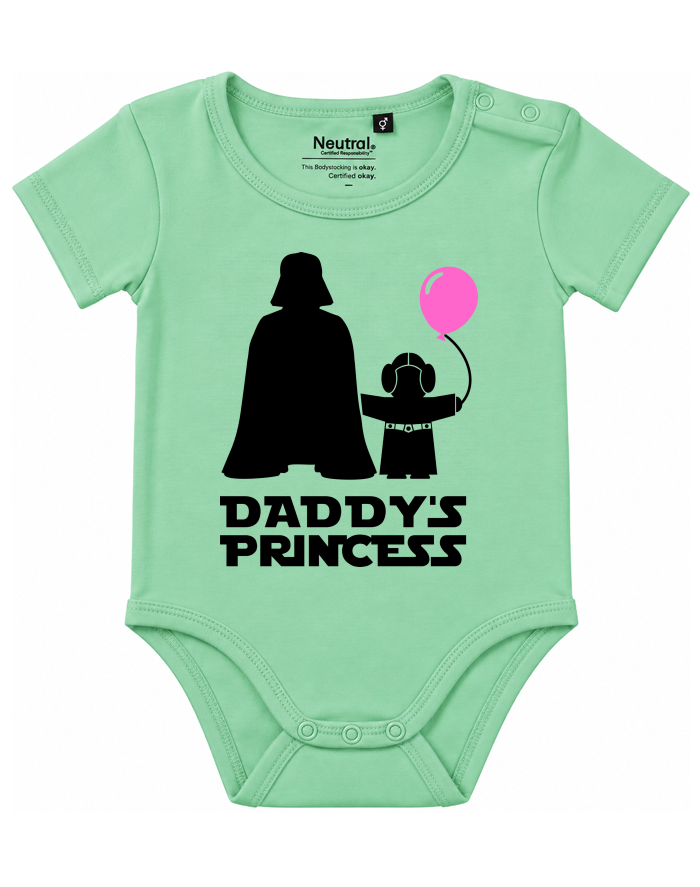 Dětské body s krátkým rukávem z bio bavlny Star Wars Daddy's Princess