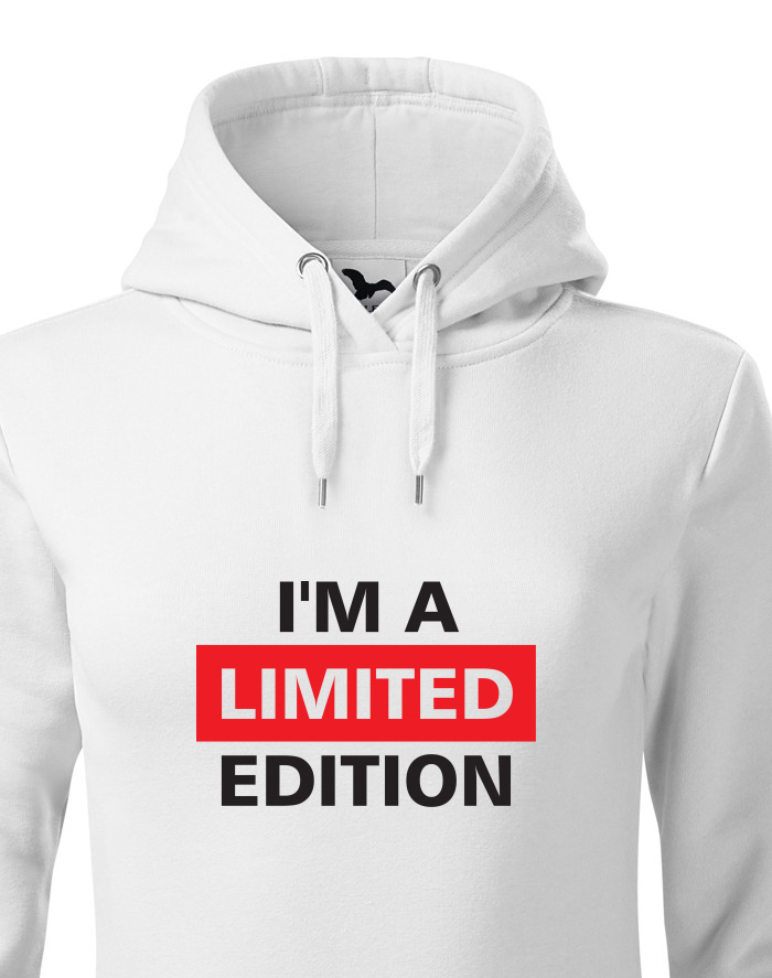 Dámská mikina s kapucí I'm a limited edition