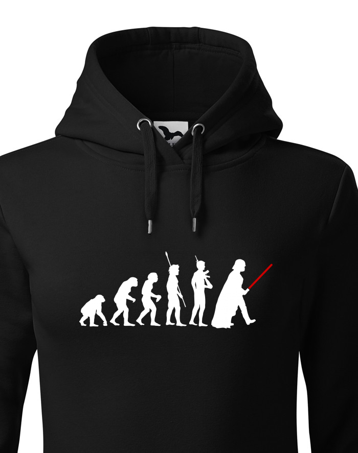 Dámská mikina s kapucí – Evoluce Star Wars