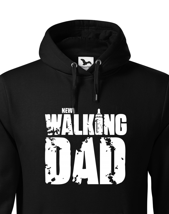 Pánská mikina s kapucí New Walking Dad