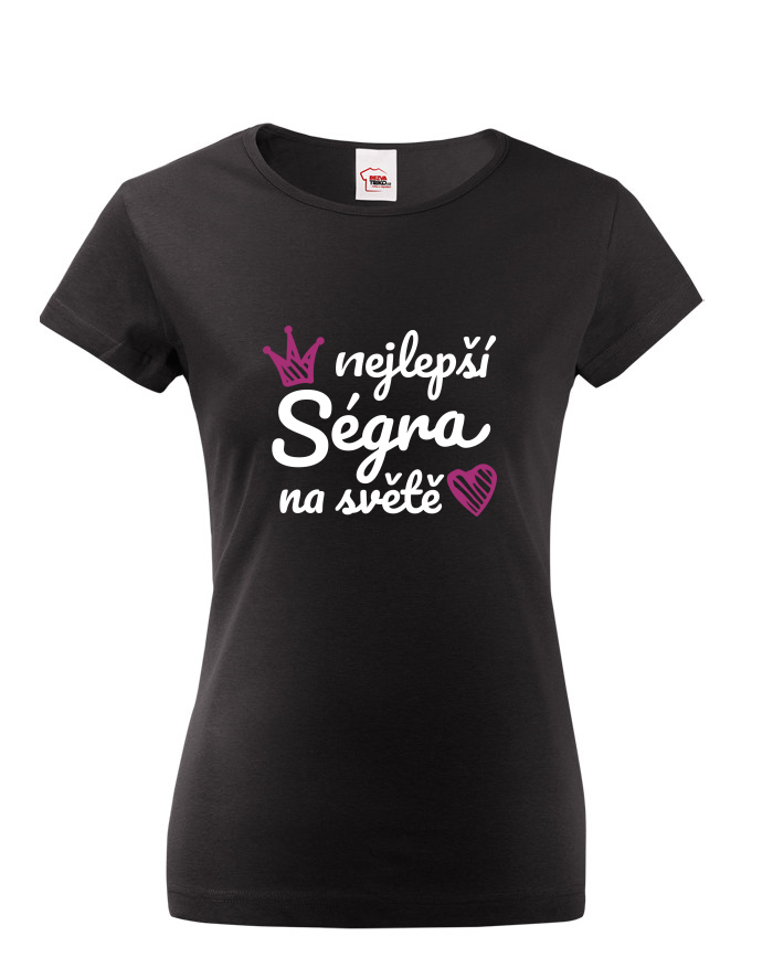 Dámské tričko Nejlepší ségra na světě
