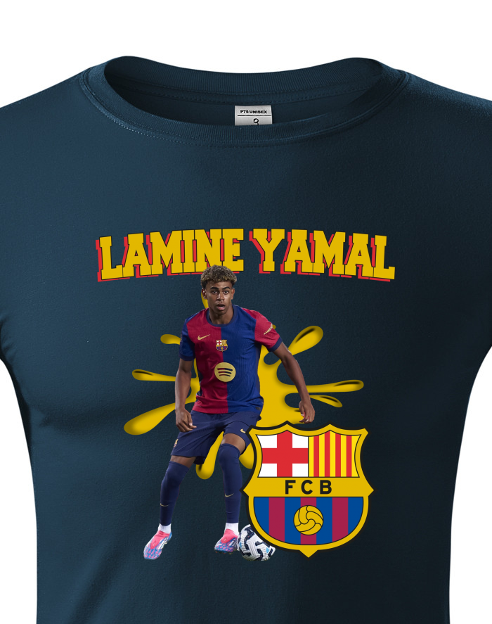 Unisex tričko s dlouhým rukávem Lamine Yamal Barcelona