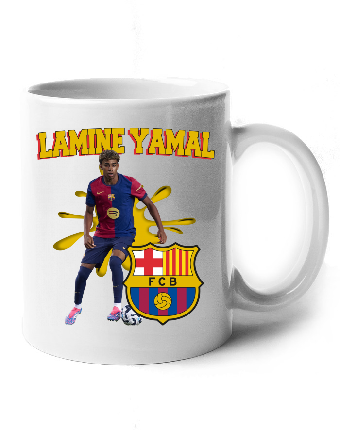 Keramický hrnek Lamine Yamal Barcelona