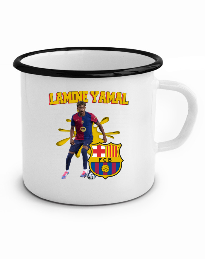 Plechový hrneček Lamine Yamal