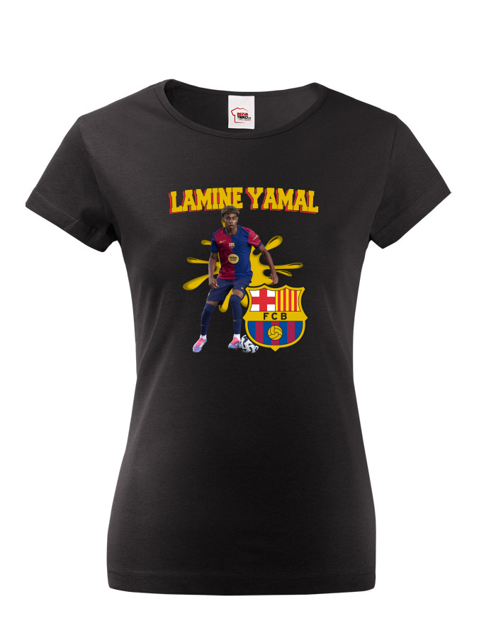 Dámské tričko Lamine Yamal Barcelona