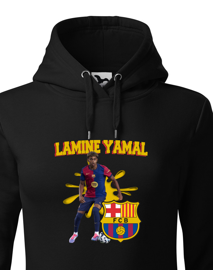 Dámská mikina s kapucí Lamine Yamal