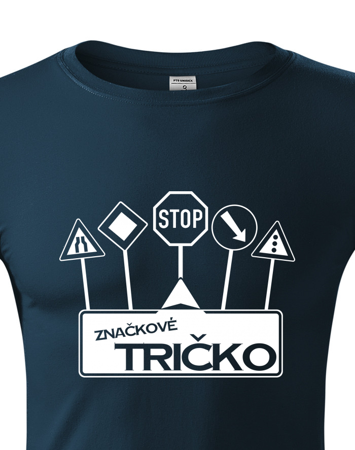 Značkové tričko – Unisex tričko s dlouhým rukávem