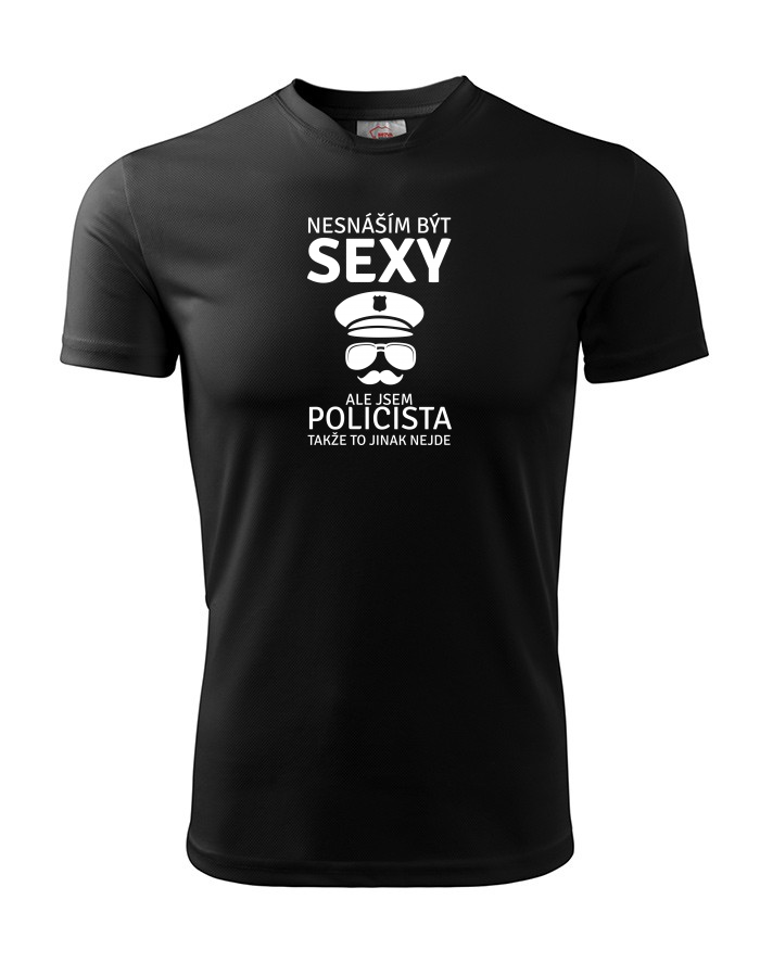 Pánské funkční tričko Sexy policista