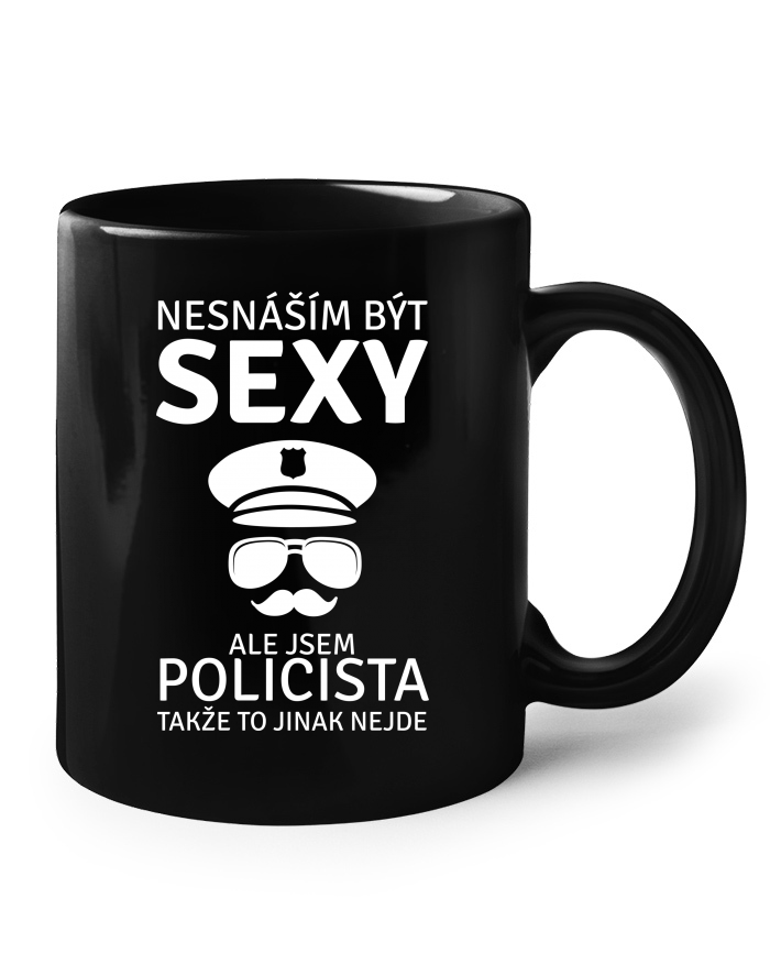Keramický hrnek – Sexy policista