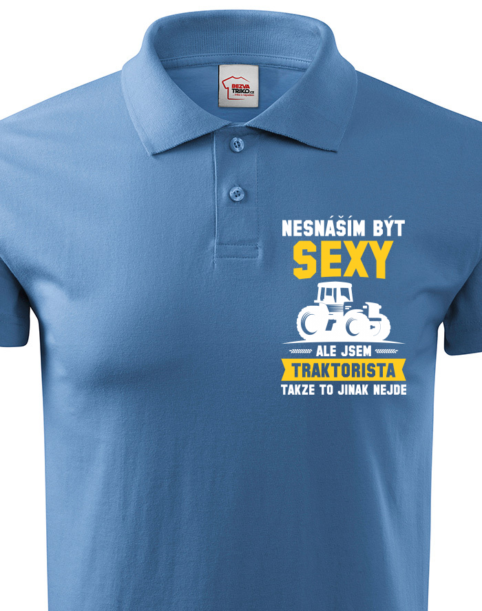 Pánská polokošile Nesnáším být sexy, ale jsem traktorista