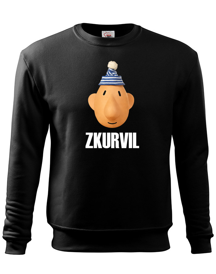 Pánská mikina bez kapuce Zkurvil
