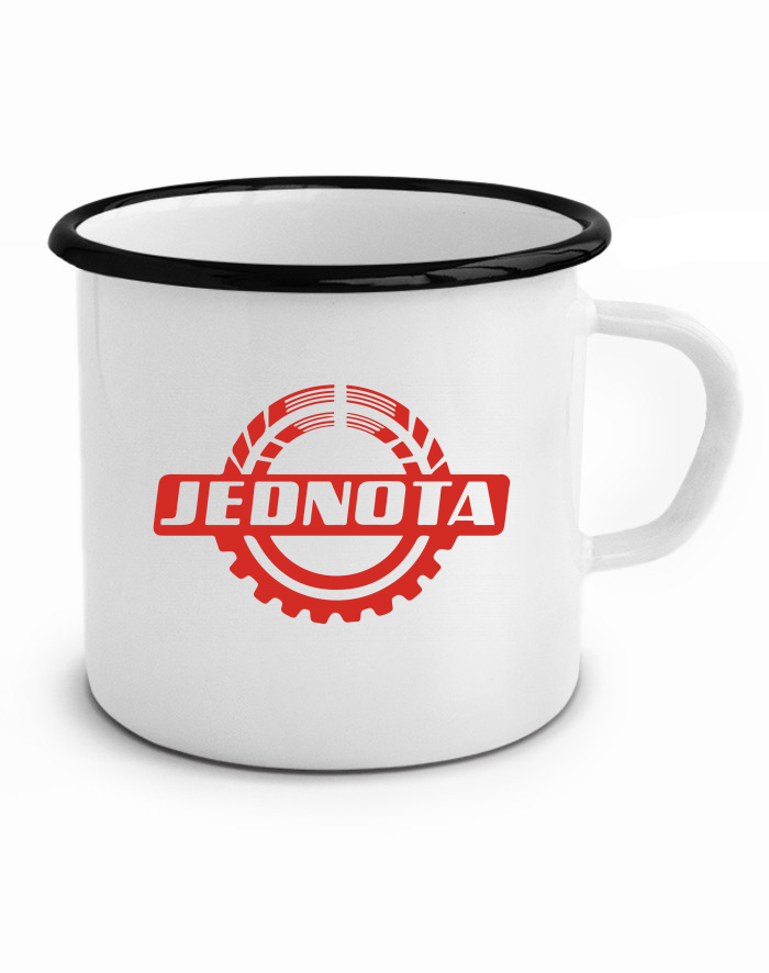 Plechový hrneček Jednota