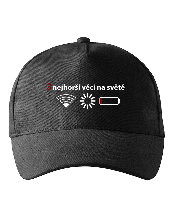 Dětská kšiltovka 3 nejhorší věci na světě