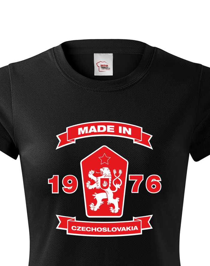 Dámské funkční tričko Made in Czechoslovakia 1976